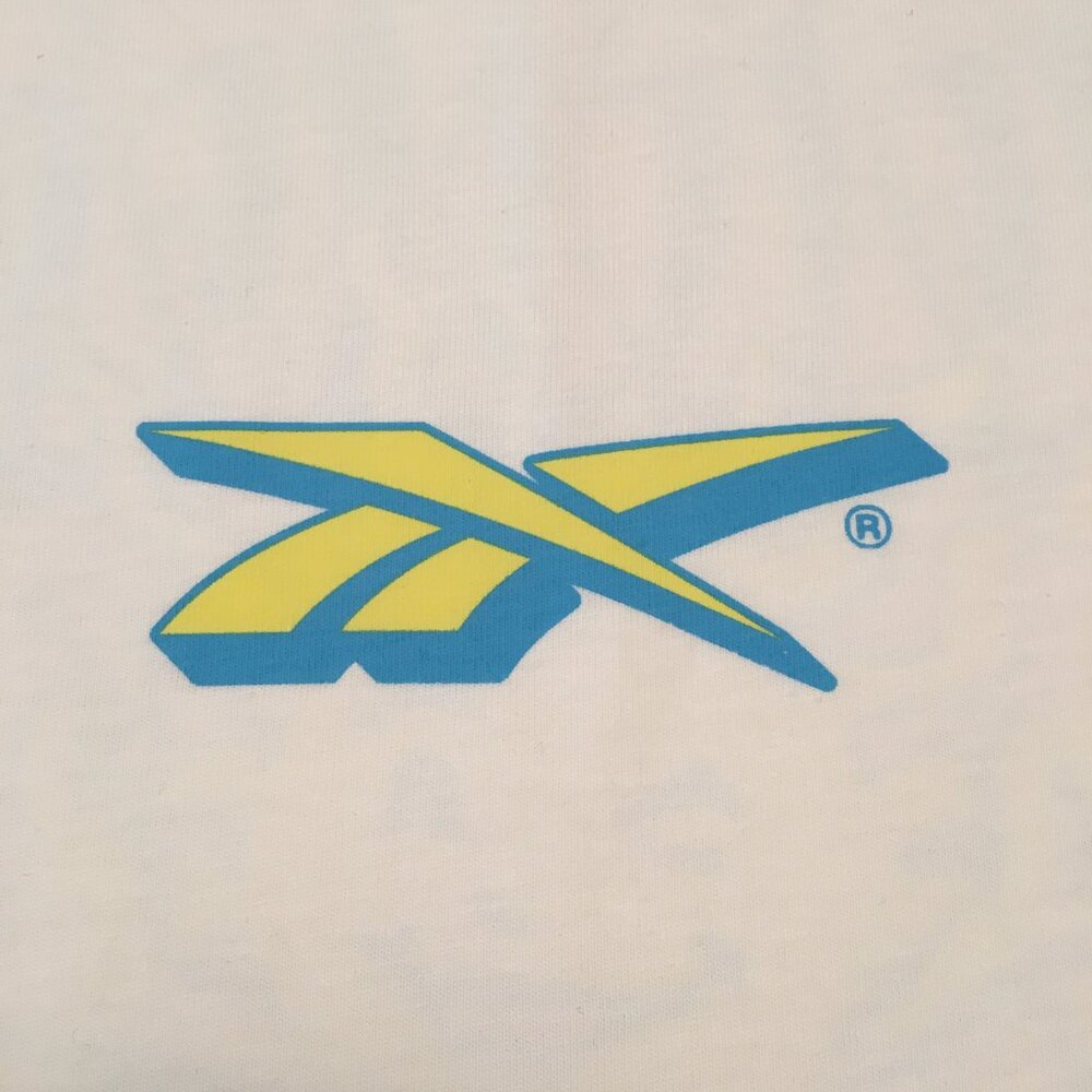 Reebok Dopamine Radiate Good Vibes White T-Shirt Unisex Men's Women's XL - Picture 4 of 14